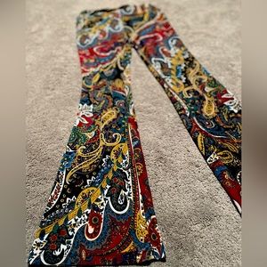 Multicolored Floral Wide-Leg Pants 👖